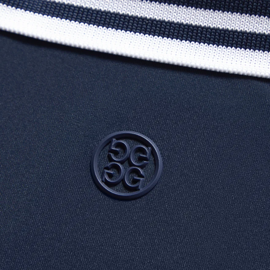 SILKY TECH NYLON QUARTER ZIP POLO in Twilight - Alternate Image 5