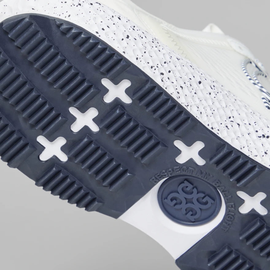 MEN'S MG4X2 KNIT SPECKS & STRIPES HYBRID GOLF CROSS TRAINER in Snow / Twilight - Alternate Image 1