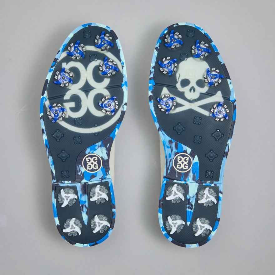 MEN'S GALLIVANTER G/LOCK LEATHER CAMO SOLE GOLF SHOE in Snow - Alternate Image 3