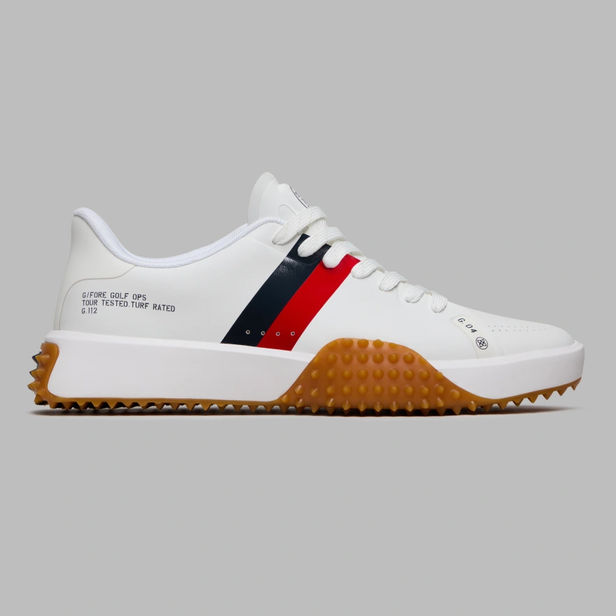 MEN'S G.112 STRIPE GOLF SHOE in SNOW / MULTI
