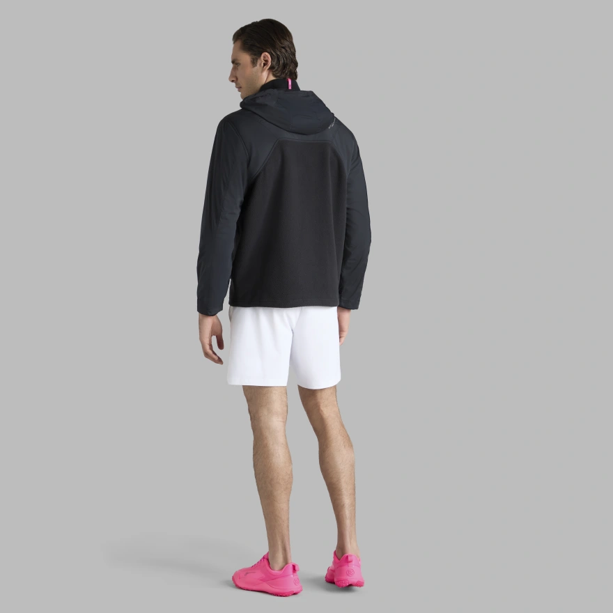 STRETCH TECH SHERPA HOODIE in Onyx - Alternate Image 3