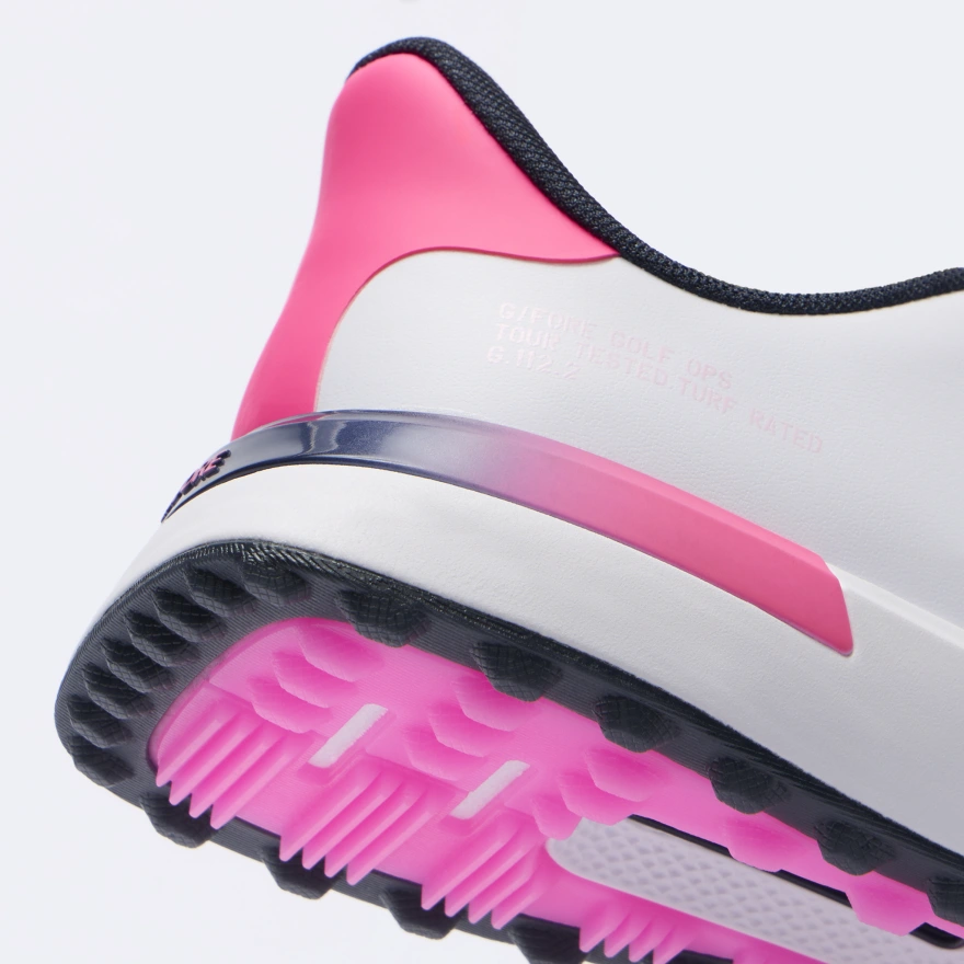 WOMEN'S G.112 LOVE G GOLF SHOE in SNOW / KNOCKOUT PINK - Alternate Image 1