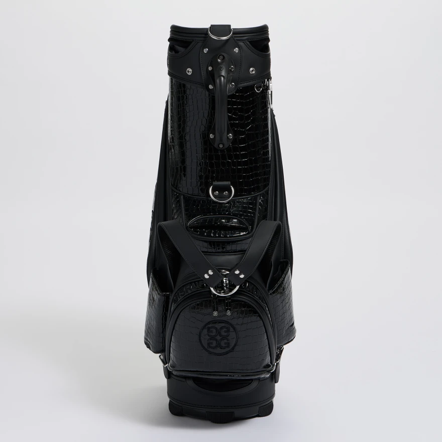 LTD RELEASE NOVELTY CROC-EMBOSSED LEATHER TOUR BAG in Onyx - Alternate Image 3