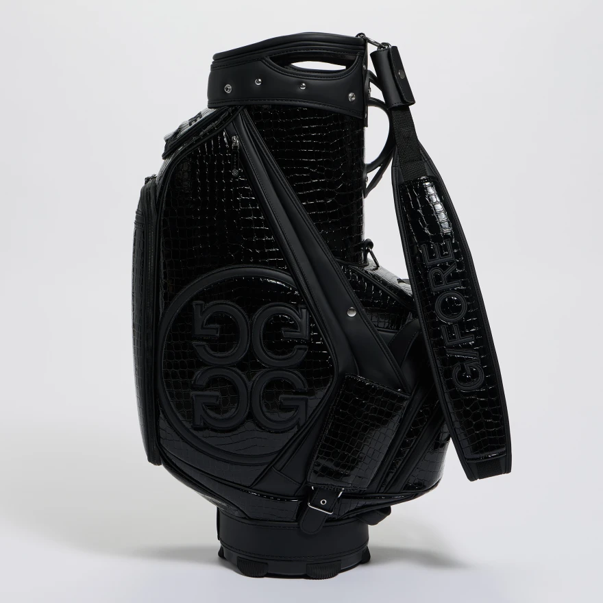 LTD RELEASE NOVELTY CROC-EMBOSSED LEATHER TOUR BAG in Onyx - Alternate Image 4