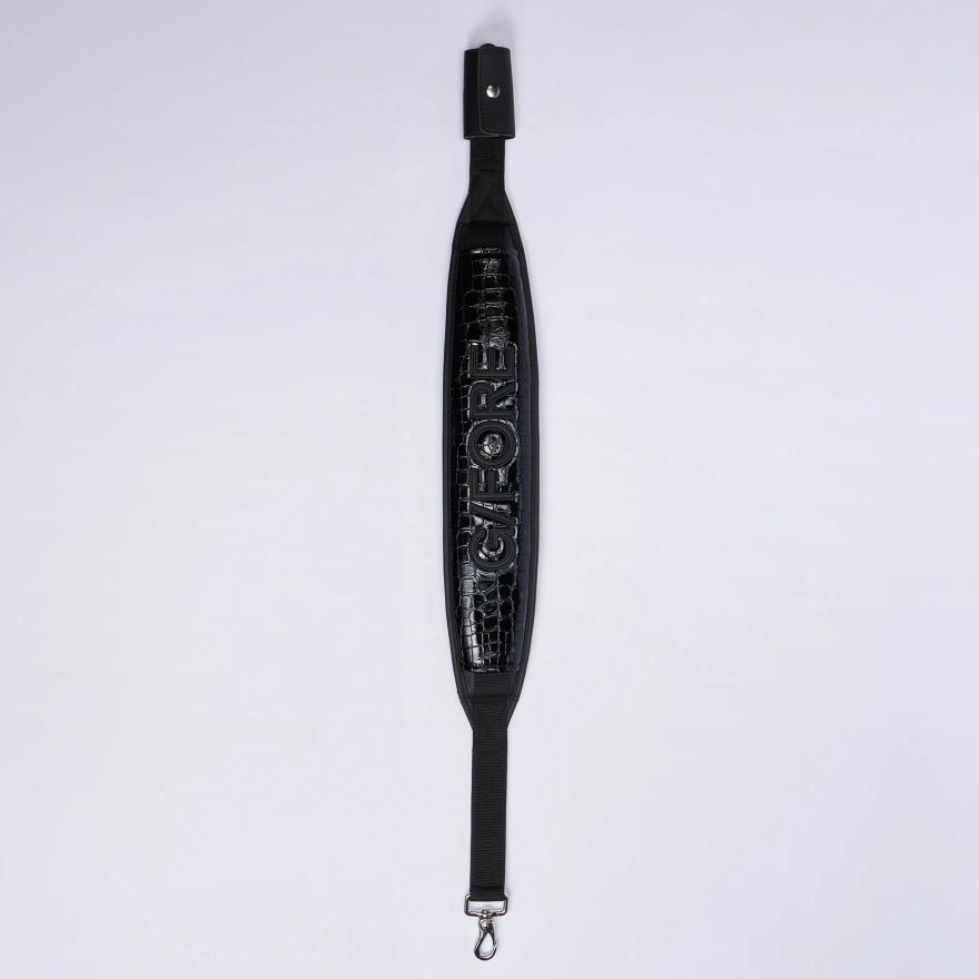 LTD RELEASE NOVELTY CROC-EMBOSSED LEATHER TOUR BAG in Onyx - Alternate Image 8