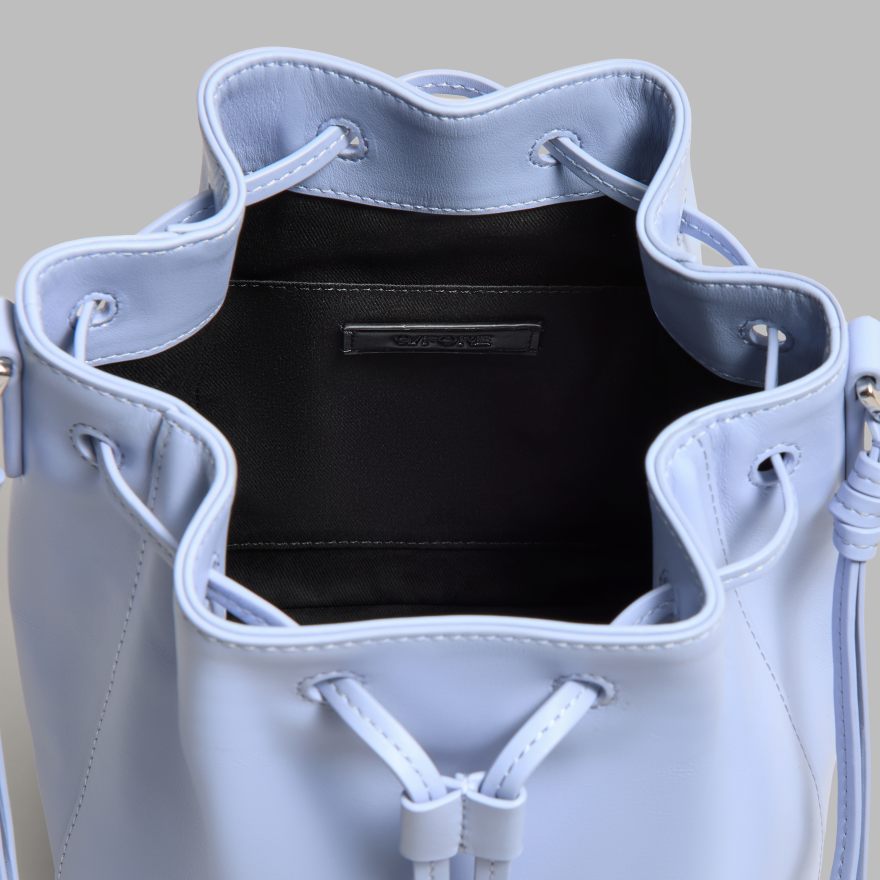 LEATHER CART BUCKET BAG in Willow - Alternate Image 4