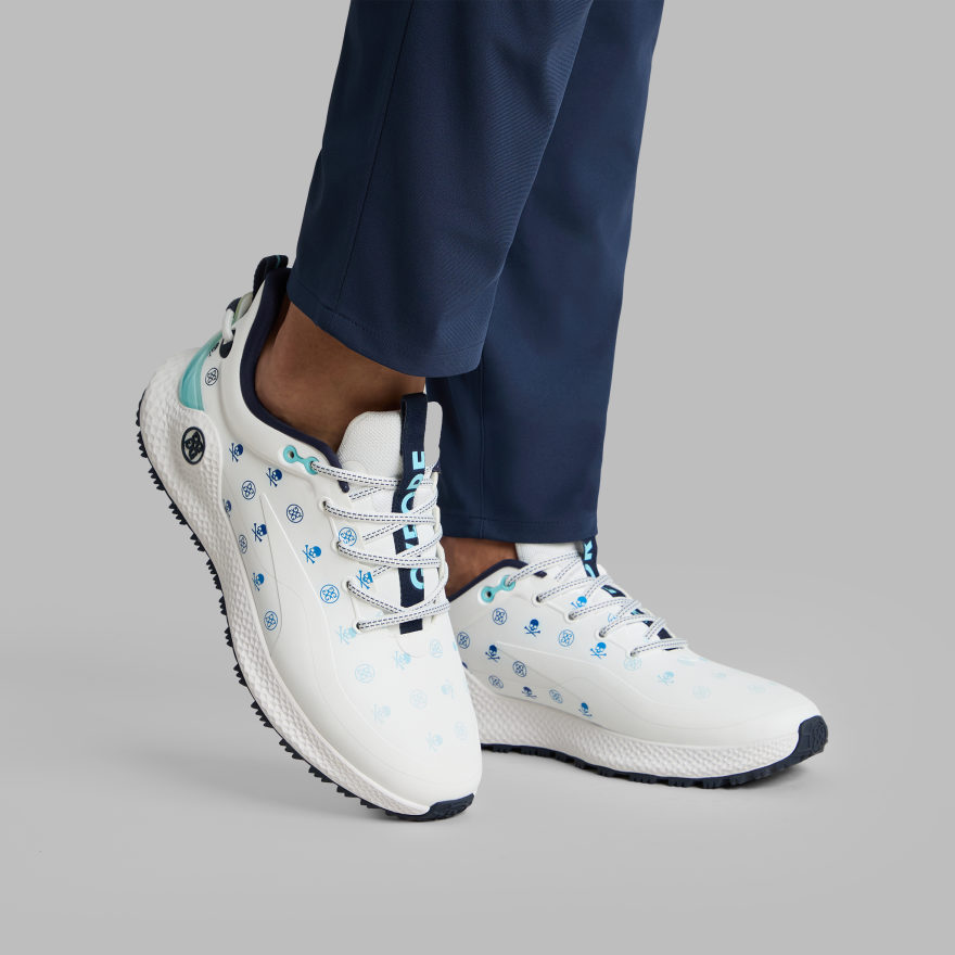 MEN'S LTD RELEASE MG4+ O2 GRADIENT SKULL & TEES GOLF SHOE in SNOW / MULTI - Alternate Image 2