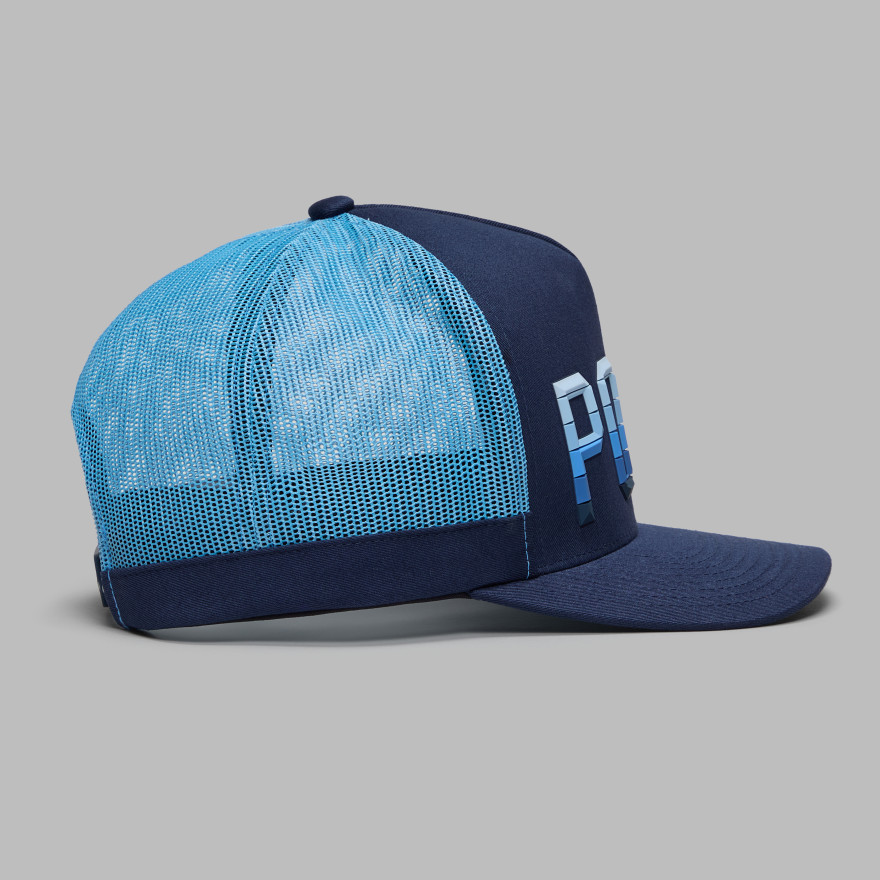 POPS GRADIENT TALL TRUCKER HAT in Twilight - Alternate Image 4