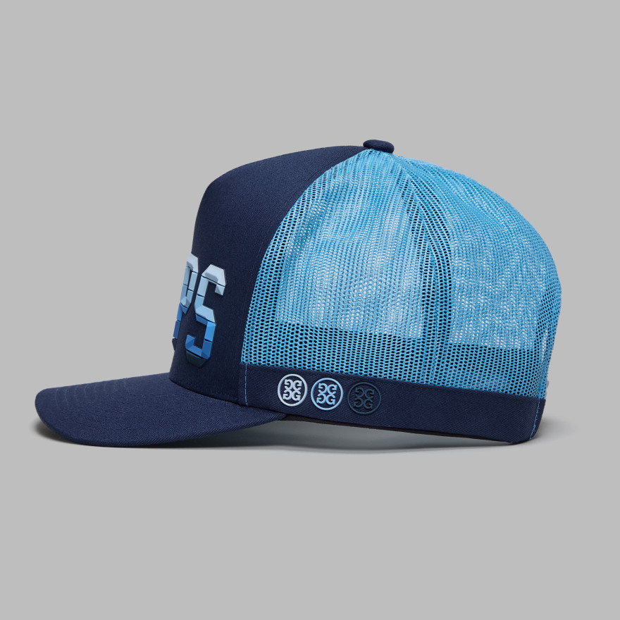 POPS GRADIENT TALL TRUCKER HAT in Twilight - Alternate Image 6