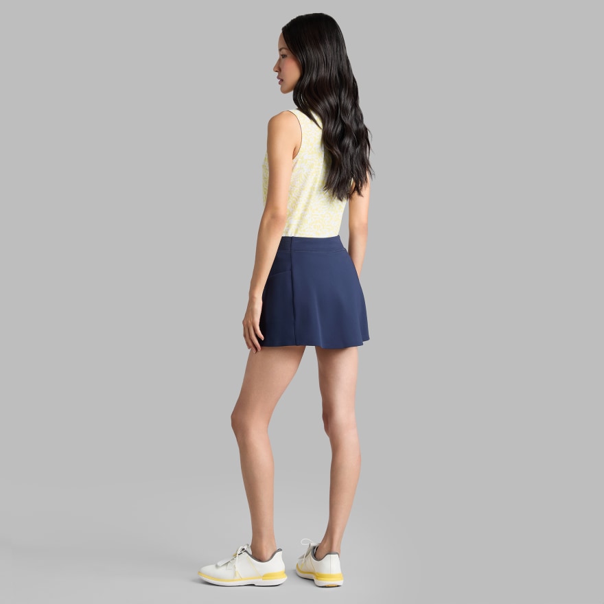 SCRIBBLE TECH PIQU&Eacute; SLEEVELESS POLO in Canary - Alternate Image 3