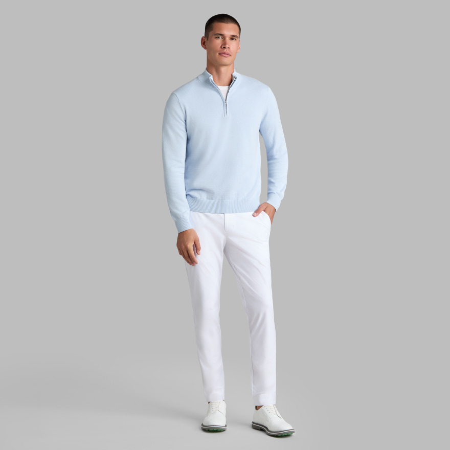 COOLING COTTON 1/4 ZIP JUMPER in BAJA - Alternate Image 2