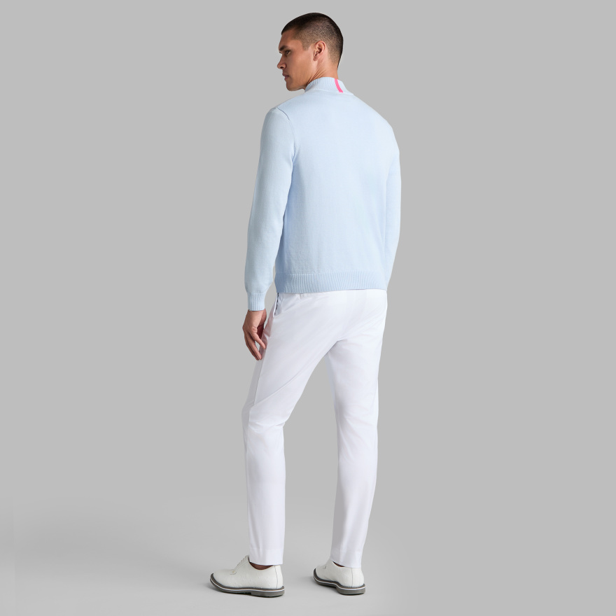 COOLING COTTON 1/4 ZIP JUMPER in BAJA - Alternate Image 3