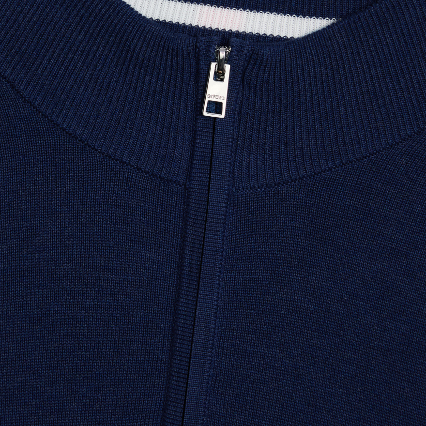 COOLING COTTON 1/4 ZIP JUMPER in Twilight - Alternate Image 4