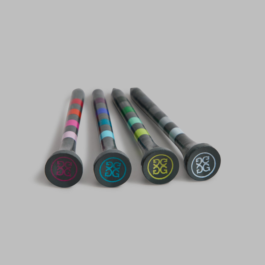STRIPED GOLF TEES in Assorted - Alternate Image 1