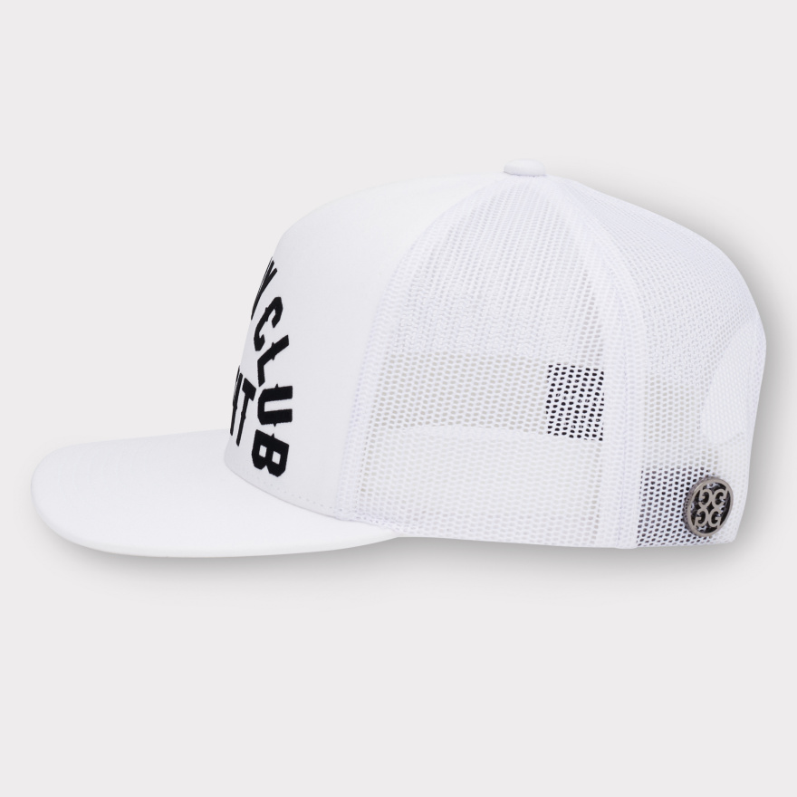 COUNTRY CLUB MISFIT TRUCKER HAT in Snow - Alternate Image 2