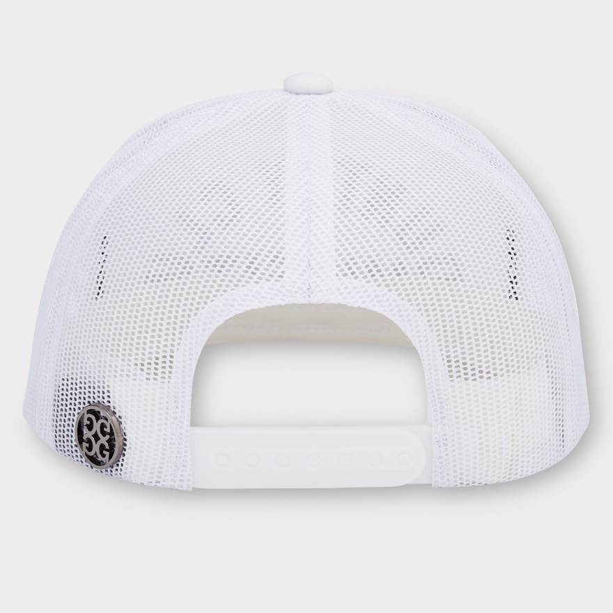 COUNTRY CLUB MISFIT TRUCKER HAT in Snow - Alternate Image 4
