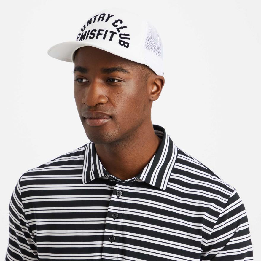 COUNTRY CLUB MISFIT TRUCKER HAT in Snow - Alternate Image 5
