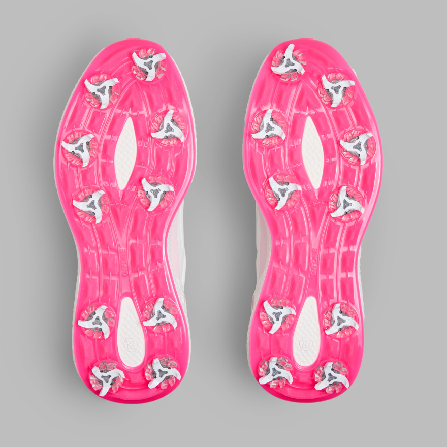 WOMEN'S MG4+ O2 G/LOCK GOLF SHOE in Snow / Blush - Alternate Image 3