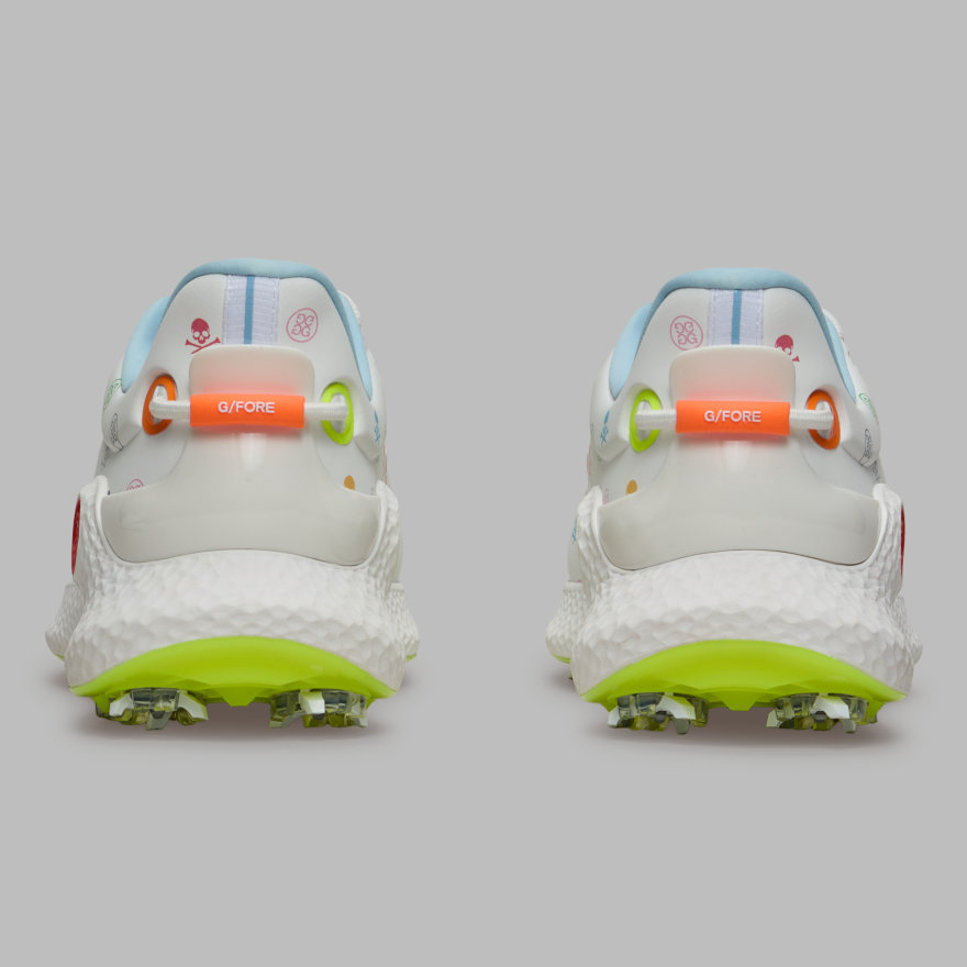 WOMEN'S MG4+ O2 G/LOCK SKULL & TEES GOLF SHOE in SNOW / MULTI - Alternate Image 4