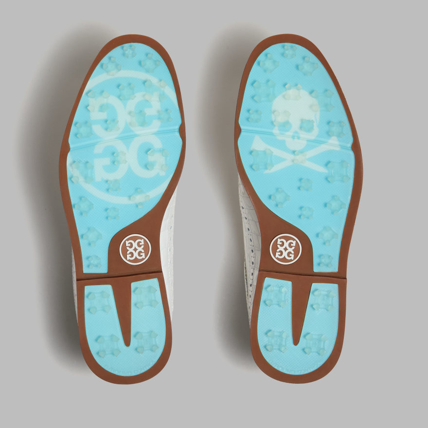 WOMEN'S LTD RELEASE GALLIVANTER CROC-EMBOSSED LEATHER LUXE SOLE GOLF SHOE - Alternate Image 3