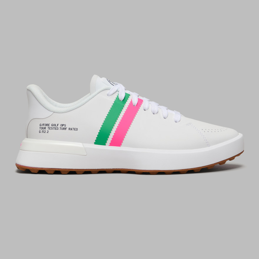 WOMEN'S G.112 STRIPE KILTIE GOLF SHOE in SNOW / MULTI - Alternate Image 2