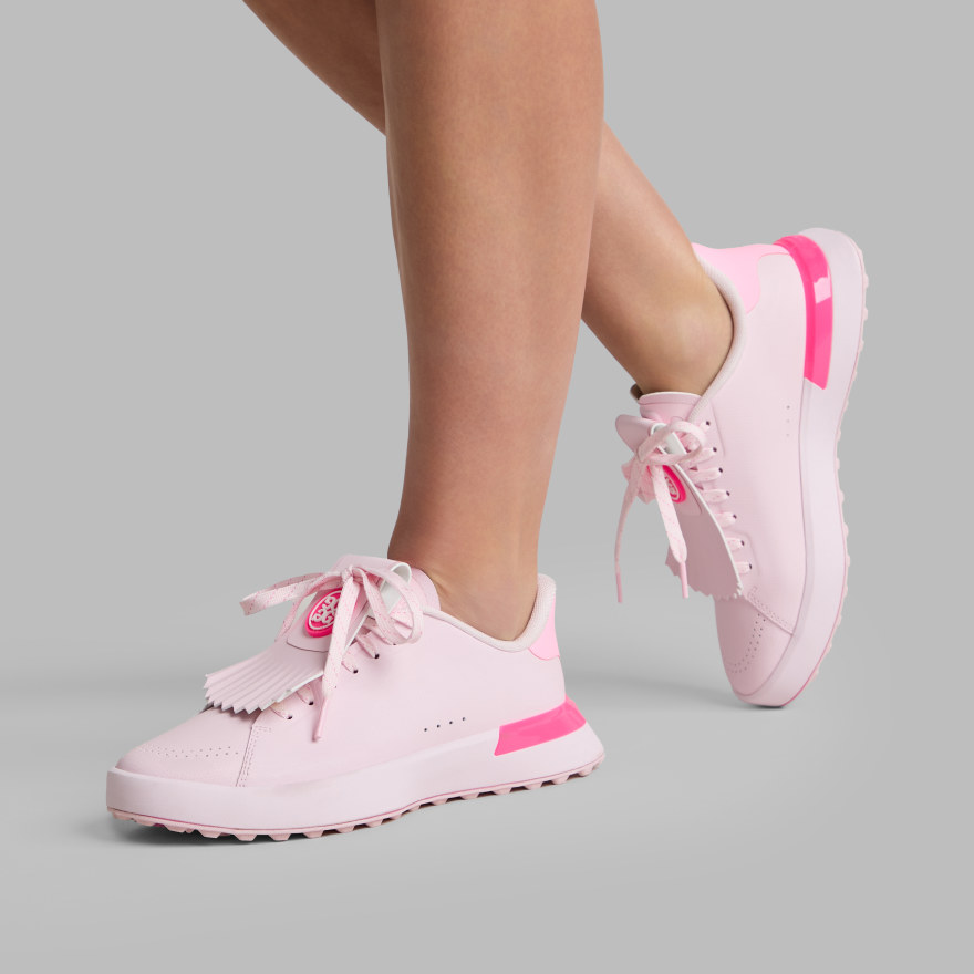 WOMEN'S LTD RELEASE G.112 PERFORATED KILTIE GOLF SHOE in Blush - Alternate Image 5