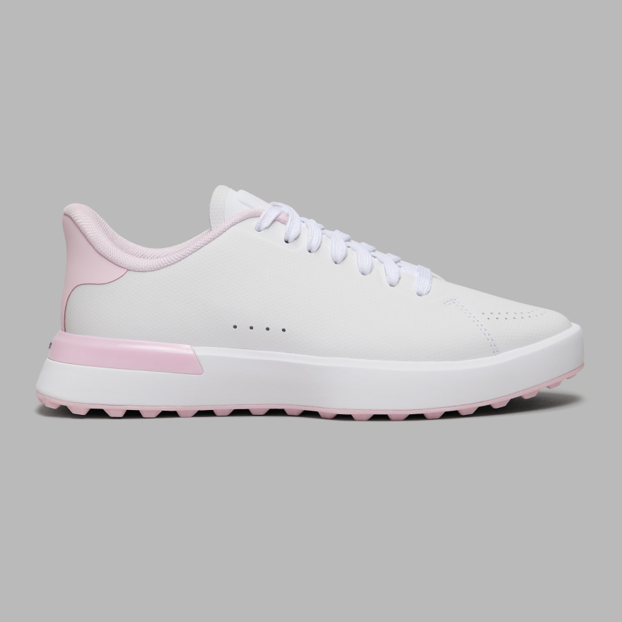WOMEN'S LTD RELEASE G.112 PERFORATED KILTIE GOLF SHOE in Snow / Blush - Alternate Image 2