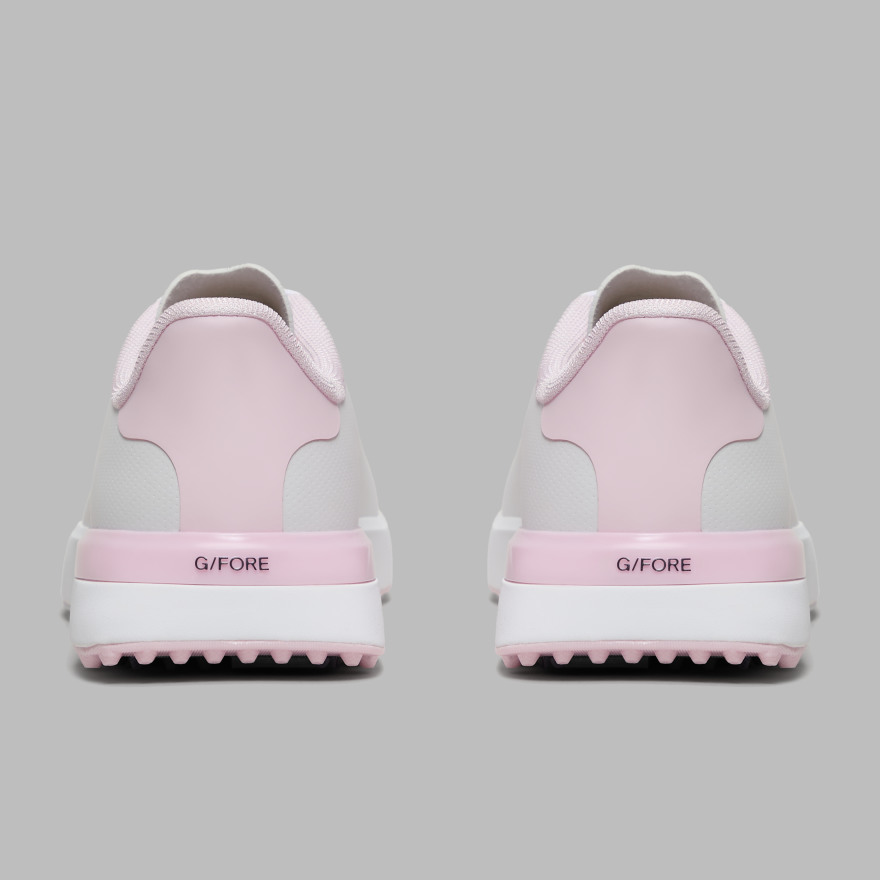 WOMEN'S LTD RELEASE G.112 PERFORATED KILTIE GOLF SHOE in Snow / Blush - Alternate Image 4