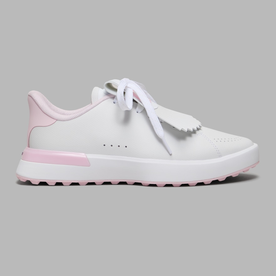 WOMEN'S LTD RELEASE G.112 PERFORATED KILTIE GOLF SHOE in Snow / Blush - Alternate Image 6