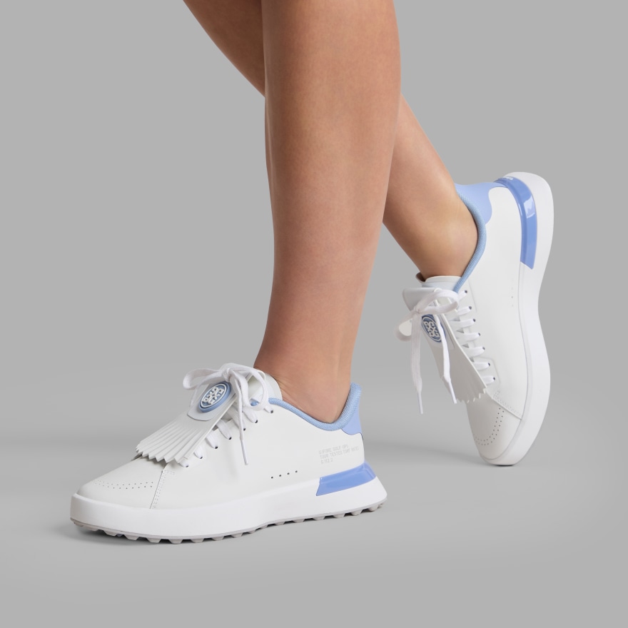 WOMEN'S G.112 KILTIE GOLF SHOE in SNOW / WILLOW - Alternate Image 5
