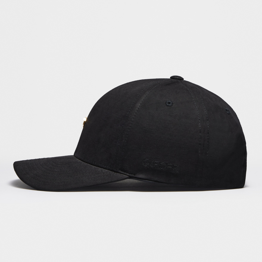 METAL TEES WAXED COTTON LOW PROFILE HAT in Onyx - Alternate Image 4