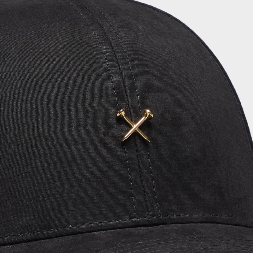 METAL TEES WAXED COTTON LOW PROFILE HAT in Onyx - Alternate Image 6