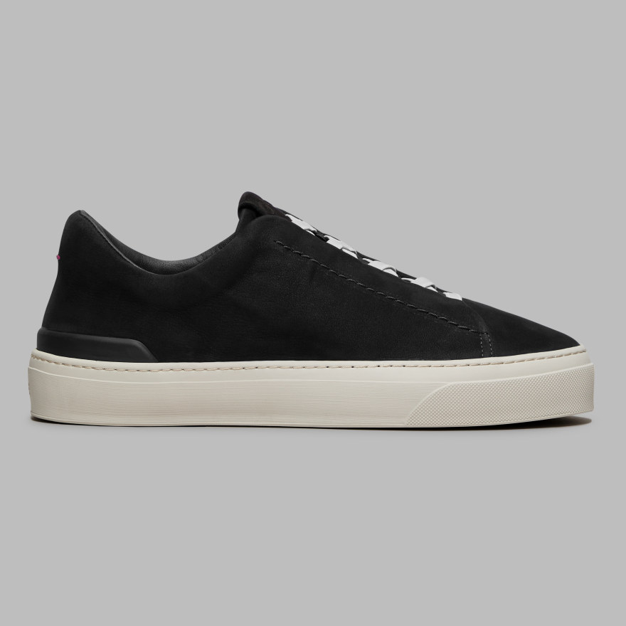 WOMEN'S ENDEAVOUR SLIP ON LEATHER SNEAKER in Onyx - Alternate Image 2