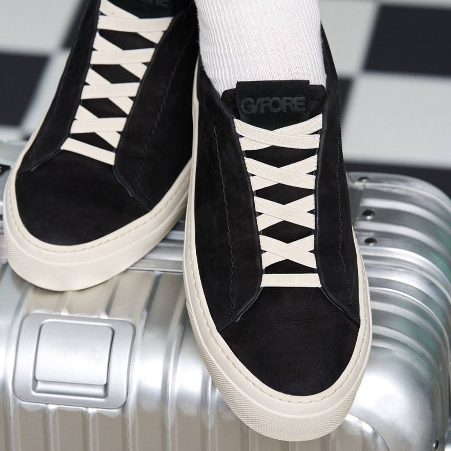 WOMEN'S ENDEAVOUR SLIP ON LEATHER SNEAKER in Onyx - Alternate Image 3