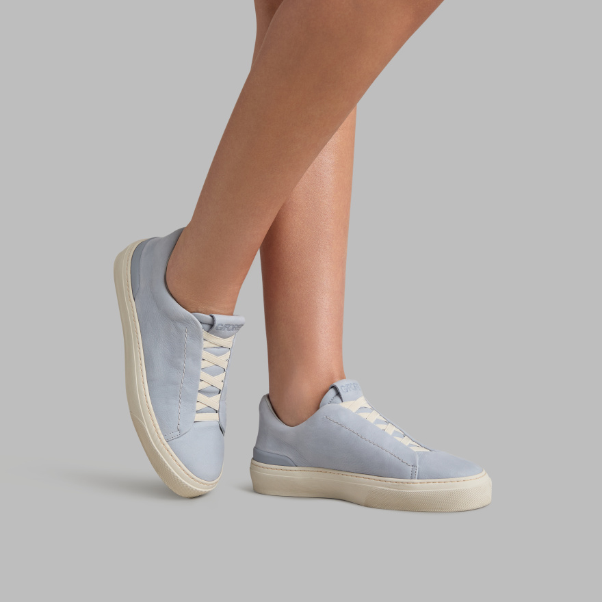 WOMEN'S ENDEAVOUR SLIP ON LEATHER SNEAKER in Willow - Alternate Image 5