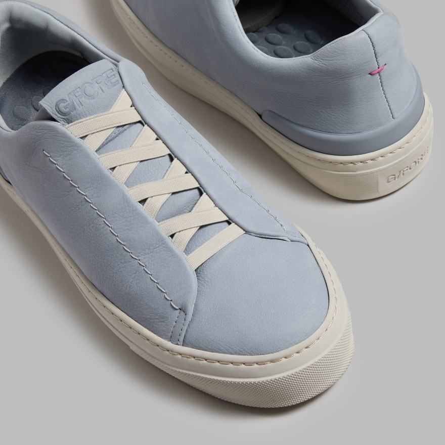 WOMEN'S ENDEAVOUR SLIP ON LEATHER SNEAKER in Willow - Alternate Image 6