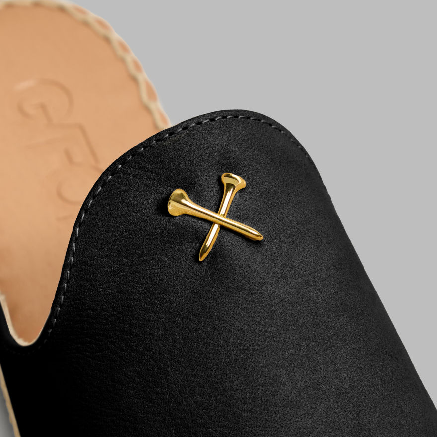 WOMEN'S METAL TEES NUBUCK ESPADRILLE in Onyx - Alternate Image 1