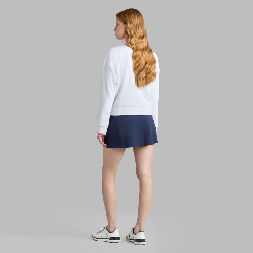 BRUSHED BACK STRETCH PULLOVER | WOMEN'S PULLOVERS & QUARTER-ZIPS