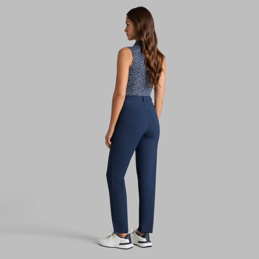 AYE POPPY SILKY TECH NYLON SLEEVELESS POLO | WOMEN'S POLO SHIRTS