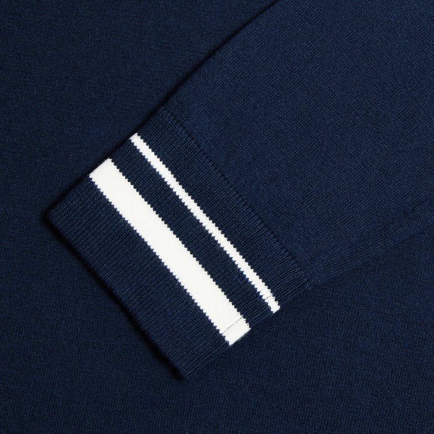 COOLING COTTON CREWNECK JUMPER in Twilight - Alternate Image 4