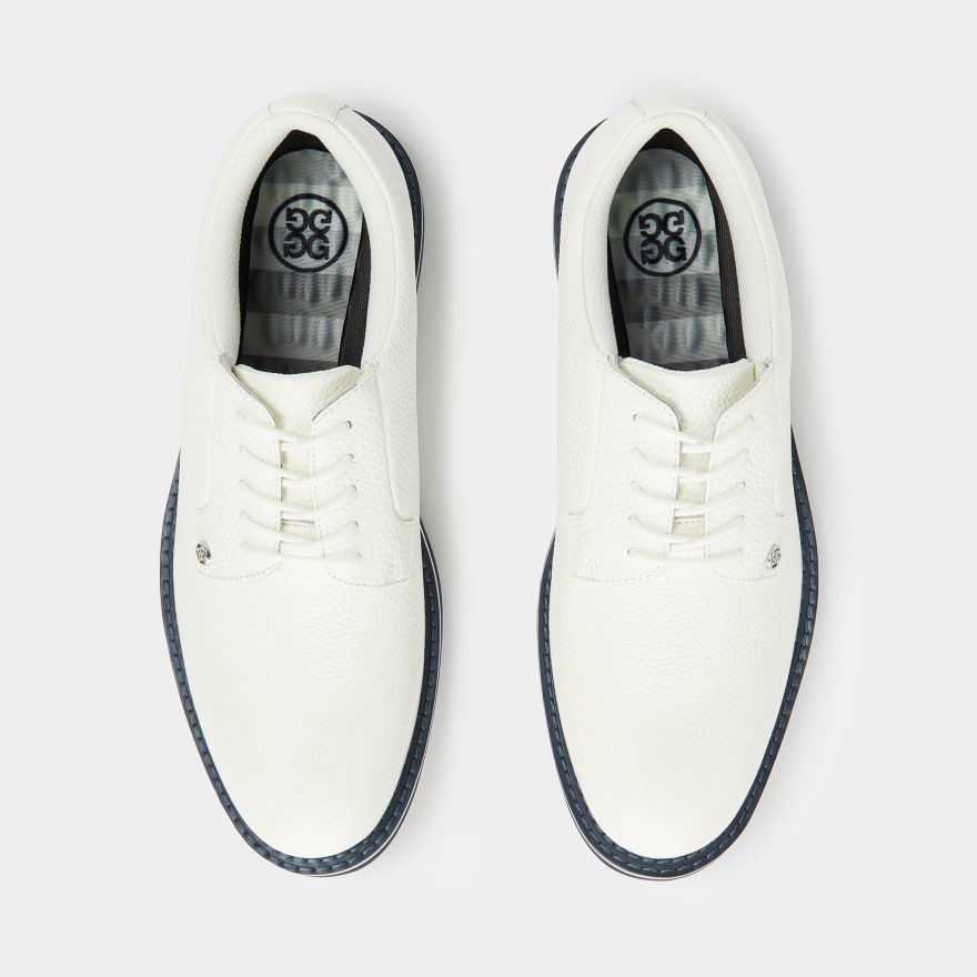 MEN'S GALLIVANTER PEBBLE LEATHER GOLF SHOE in Snow / Twilight - Alternate Image 2