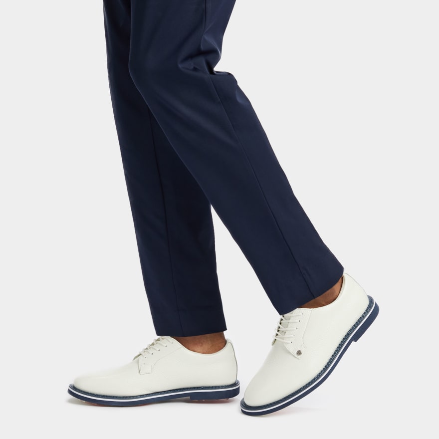 MEN'S GALLIVANTER PEBBLE LEATHER GOLF SHOE in Snow / Twilight - Alternate Image 6