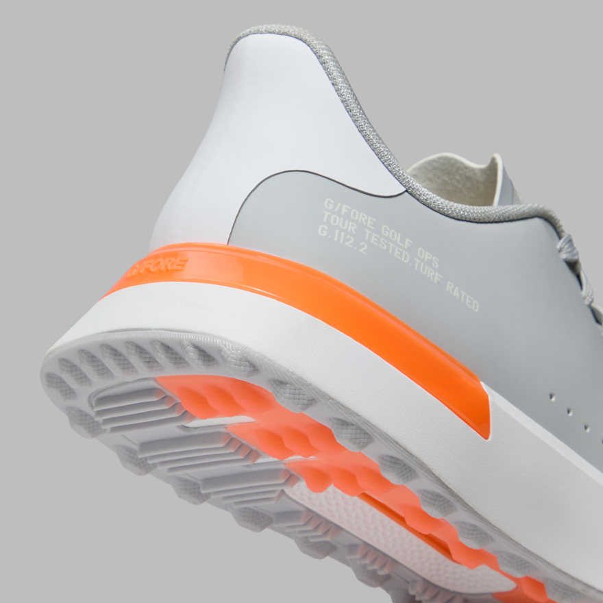 MEN'S G.112 GOLF SHOE in NIMBUS / SHOCKING ORANGE - Alternate Image 1