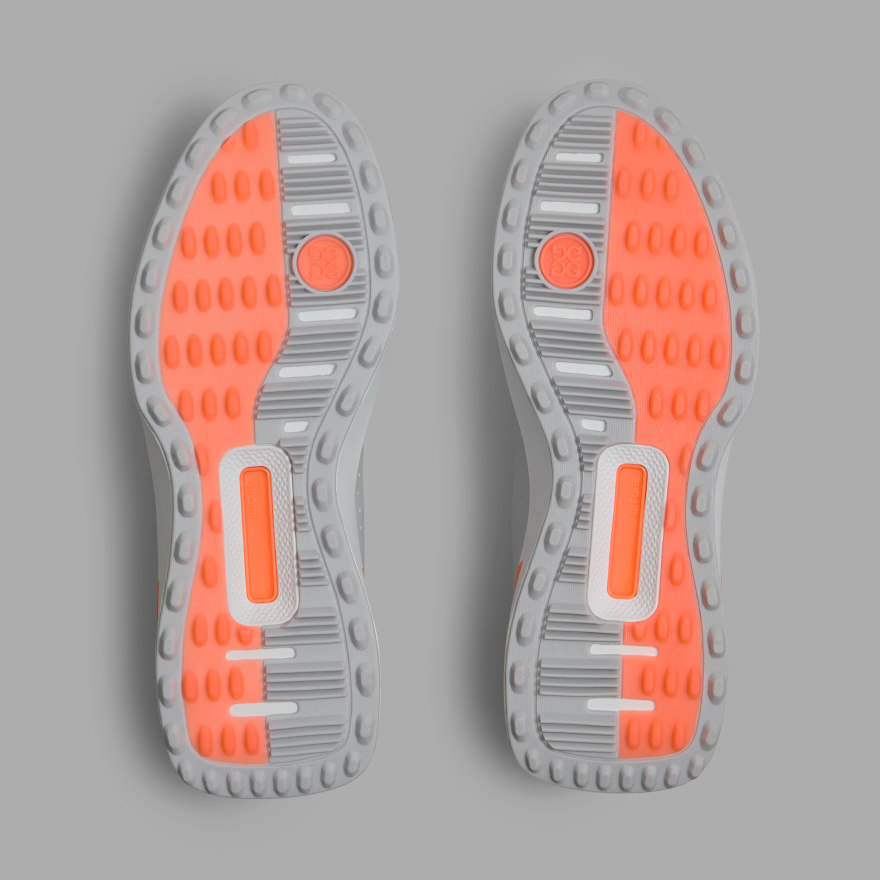 MEN'S G.112 GOLF SHOE in NIMBUS / SHOCKING ORANGE - Alternate Image 3
