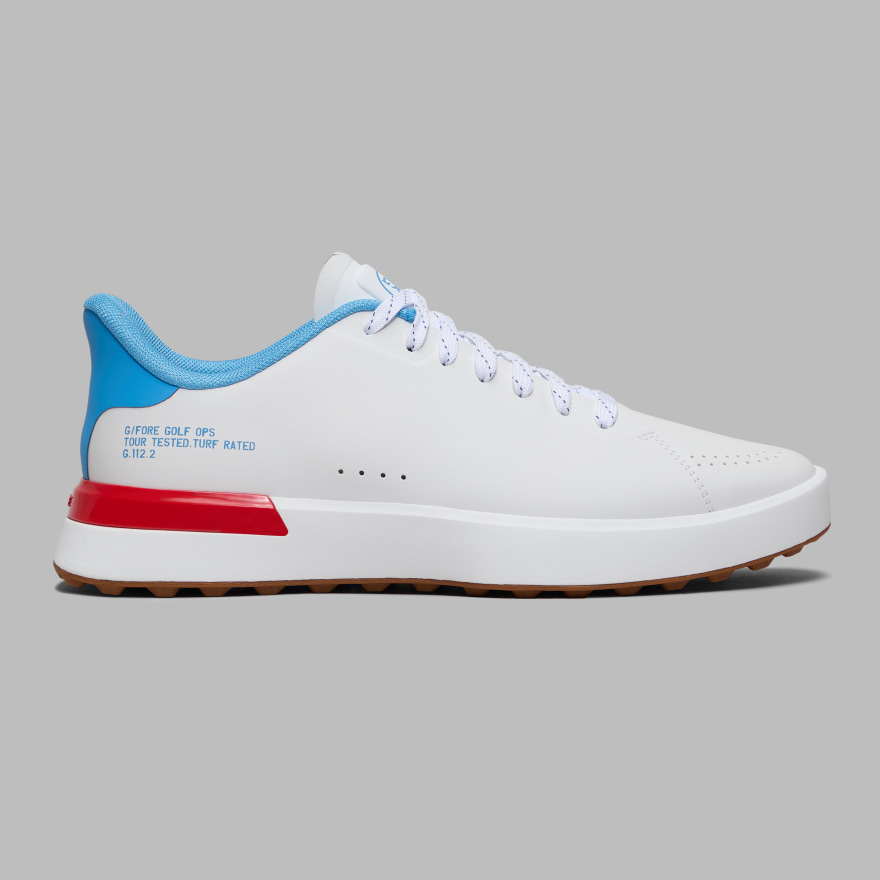 MEN'S LTD RELEASE G.112 CIRCLE G GOLF SHOE in SNOW / AZUL - Alternate Image 2