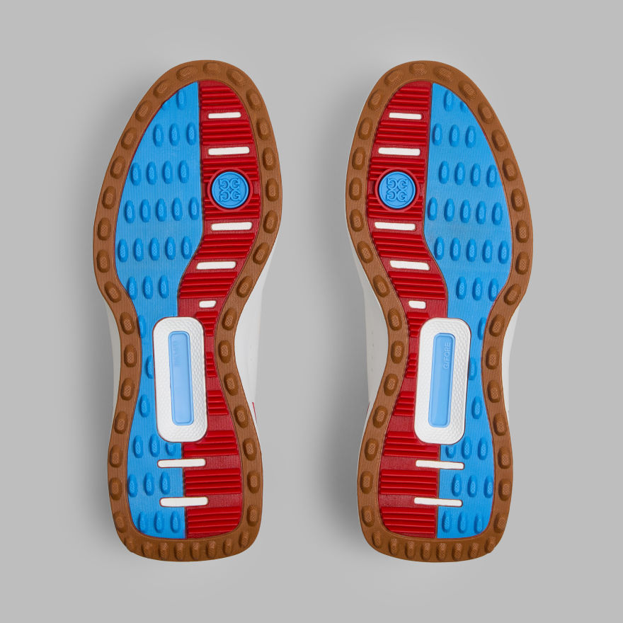 MEN'S LTD RELEASE G.112 CIRCLE G GOLF SHOE in SNOW / AZUL - Alternate Image 3