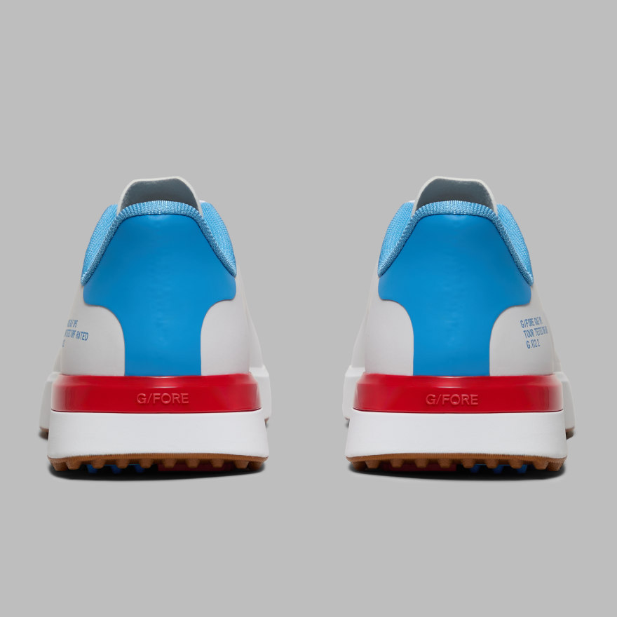 MEN'S LTD RELEASE G.112 CIRCLE G GOLF SHOE in SNOW / AZUL - Alternate Image 4