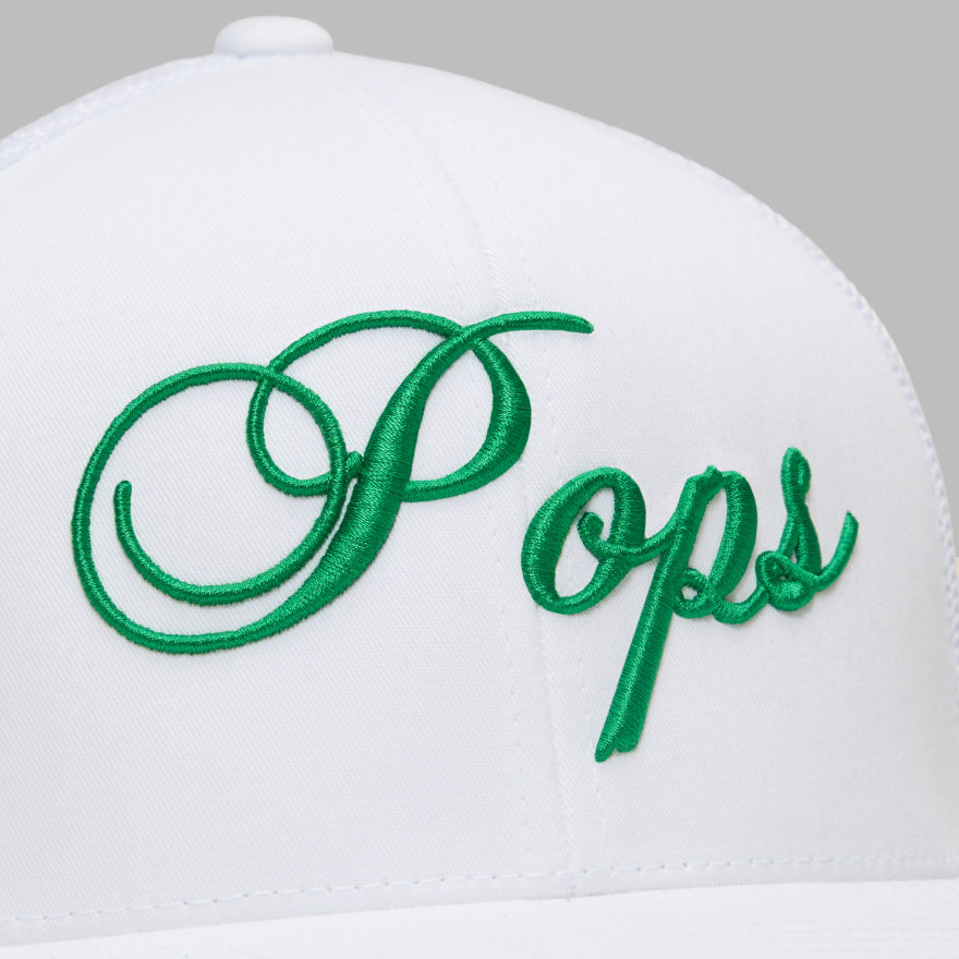 LTD RELEASE POPS TRUCKER HAT in Snow / Clover - Alternate Image 1