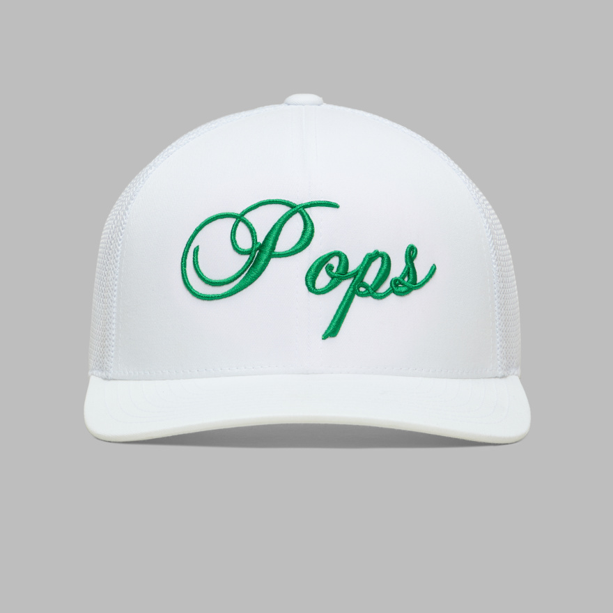 LTD RELEASE POPS TRUCKER HAT in Snow / Clover - Alternate Image 2