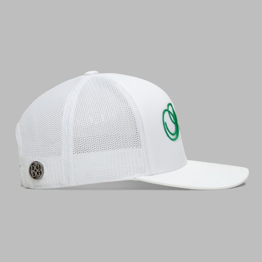 LTD RELEASE POPS TRUCKER HAT in Snow / Clover - Alternate Image 3